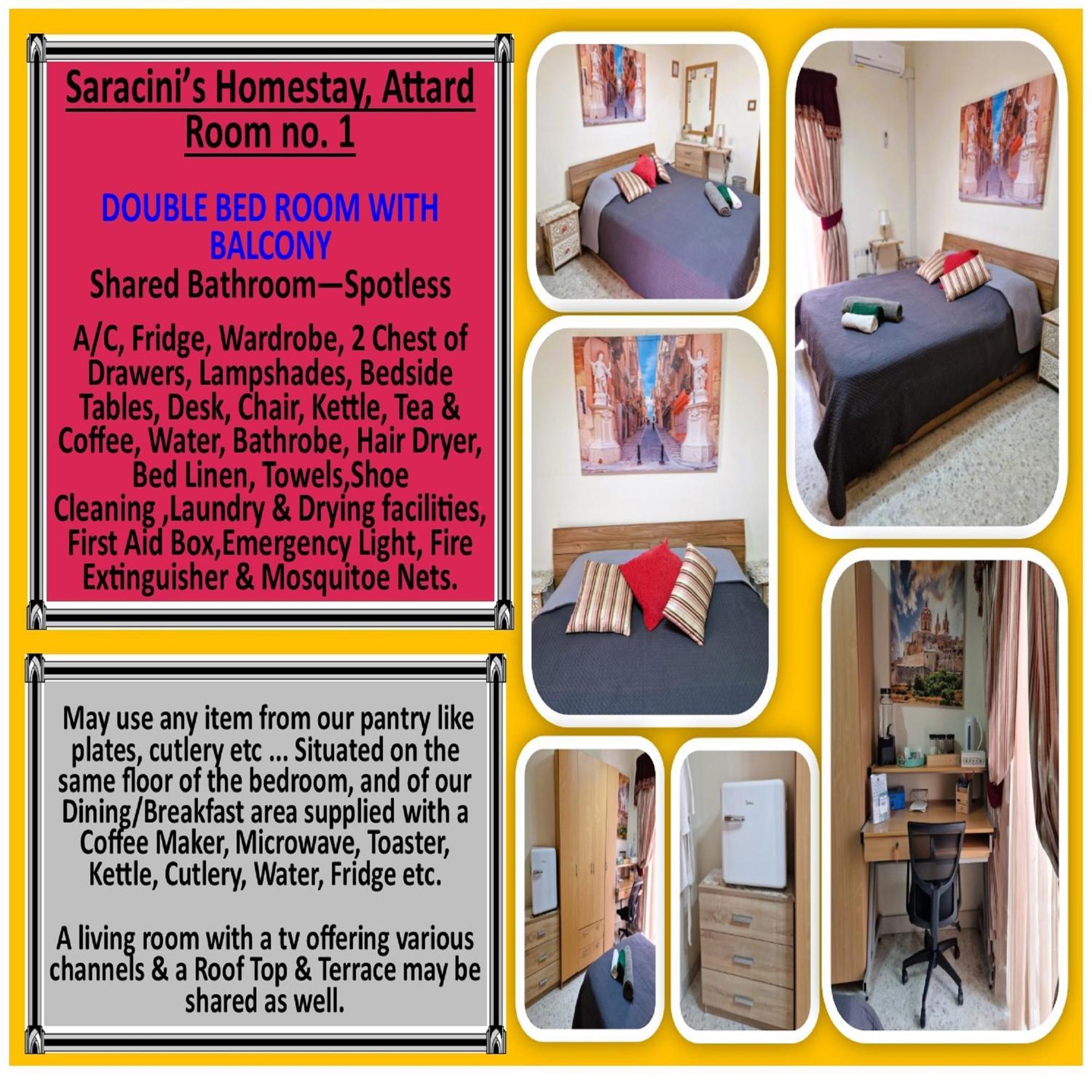 Saracini'S Homestay Attard Esterno foto